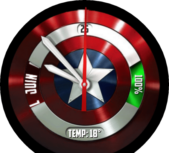 CAPTAIN AMERICA WatchFaces for Smart Watches