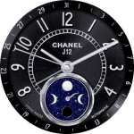 Chanel J12 Moonphase Black v2