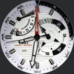 Timex Yacht Race White (alarm Vibrate)