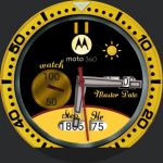 Yellow Moto Watchface
