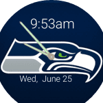 Sports – NFL Seattle Seahawks Blue Analog