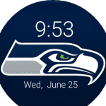 Sports – NFL Seattle Seahawks Blue Digital