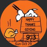 Thanksgiving Snoopy Turkey