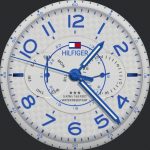 Tommy Hilfiger Day Date White Blue