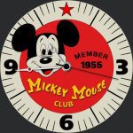 Cartoon – Mickey Mouse Club Member Watch 1955 V2