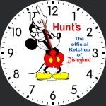 Cartoon – Mickey Mouse Hunts Ketchup Wall Clock