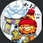 Garfield Snowman