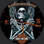 Harley Davidson Skull Wings