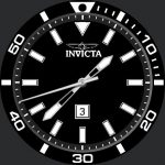 Invicta Dive Watch In Basic Black