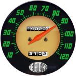 Harley Davidson Beck Dark Speedometer