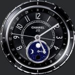 Chanel J12 Moonphase Black v1
