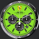 Ferrari Scuderia Pilota Cronometro Green