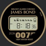 James Bond Tribute 80s Watch