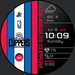NBA Striped Clippers by jsoohoo