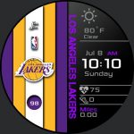 NBA Striped Lakers by jsoohoo