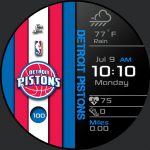NBA Striped Pistons by jsoohoo