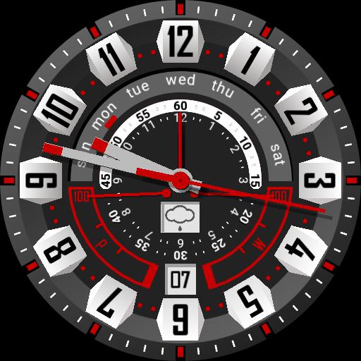 Competitor Chronograph V2 Semi Dark – WatchFaces for Smart Watches