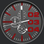 Diesel Chronograph Red