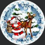 Christmas Santa Reindeer Admin Design