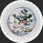 Christmas Snowman Globe Admin Design