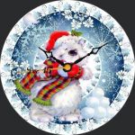 Christmas Winter Snowman Admin Design