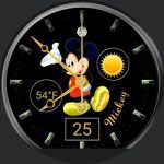 Mickey Mouse Black Watch