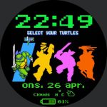 Turtles In Time Animated Round