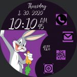 Bugs Bunny Purple Watch