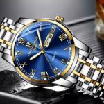 Nr. 407 Ontheedge Roman Day Date Blue n Gold