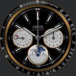 Oris Gold Black Automatic Chronograph