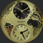Vintage Super Rare 60s Wakmann Swiss DualTwin World Time Zone Christopher Mavilla Edition
