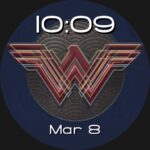 Superhero Wonder Woman Logo Fade