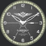 G. Gerlach Pilot Chronograph Zielony 2 In 1