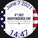 Independence Day Digital Watch
