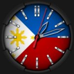 Philippine Flag Clock