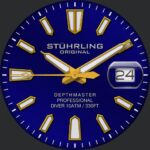 Stuhrling Depthmaster Professional Dive Watch