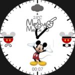 Mickey Mouse Date & Weather Watch