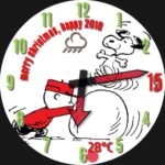 Snoopy And Charlie Greetings Ucolor Watch