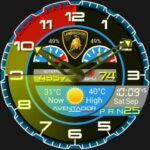 Lamborghini Aventador Analog Watch