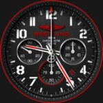 Breitling 1884 Chronometre Certifie Red & Black