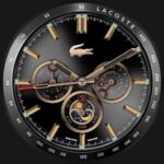 Lacoste Lc2011081 Boston Moonphase – Calendar (black & Gold) V1 Edition