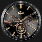 Lacoste Lc2011081 Boston Moonphase – Calendar (black & Gold) V2 Zoom Edition