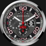 Bomberg Bolt 68 Chronograph Red and Grey