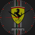 Ferrari Black & Yellow Watch