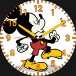 Strolling Mickey Mouse Animated Watch