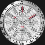 Phillip Plein Wonder Horloge 43mm Edition Silver Carbon Ref. PWCAA0321