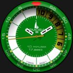 Memosail Yachting Timer Green Watch