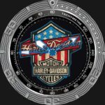 WDS Patriotic Watch From Harley Davidson