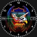 WDS Rainbow Harley Logo Watch