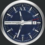 Armani Exchange ax2133 Blue n Silver Dial